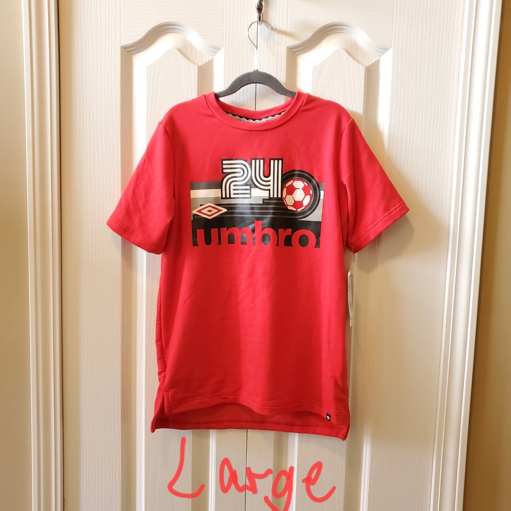 Umbro Kids' Red Soccer Graphic Tee